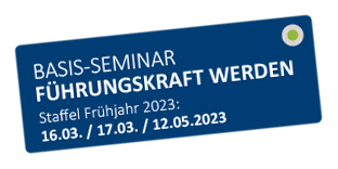 Basis-Seminar Führungskraft werden: Staffel Frühjahr '23: 16.03./17.03./12.05.2023